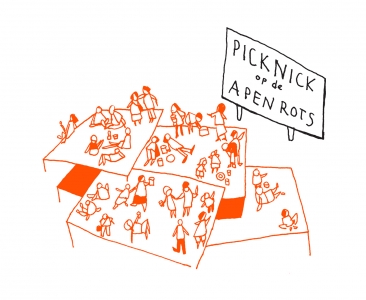 Picknick op de Apenrots